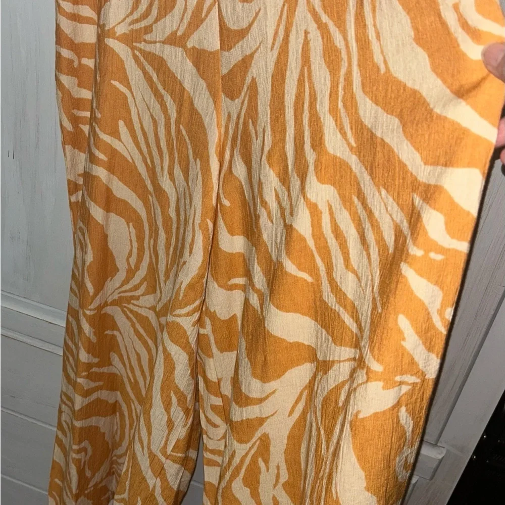 Jessica Simpson Womens Size Small Animal Print Sleeveless Jumpsuit